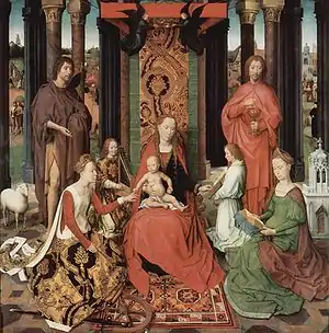 Bodas místicas de santa Catalina (Memling), 1479.