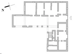 Plano del casco de la hacienda