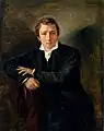 El poeta Heinrich Heine, 1831.