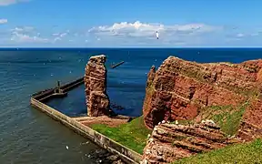 El Lange Anna, en el archipiélago de Heligoland (Alemania)