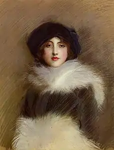 Mademoiselle Vaughan, pastel, 1905.