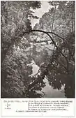 En el Pont de Villeneuve, tiempo nublado antes de 1914. Postal del Salón de París, 1914. Marnes-la-Coquette (Seine-et-Oise), Francia