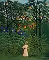 Henri Rousseau: Mujer en la selva