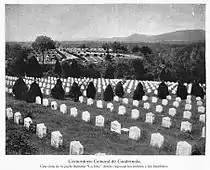 Así lucía el área común de «La Isla» en el Cementerio General cuando fueron sepultados en secreto los hermanos Ávila Echeverría, Valdés Blanco y Rodil.