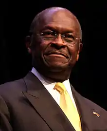 Herman Cain Ejecutivo de Georgia Suspendió su candidatura el 3 de diciembre de 2011