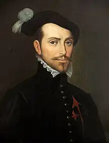 Hernán Cortés, conquistador de México y Honduras.