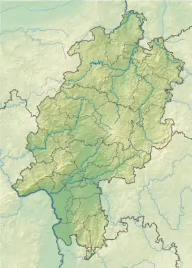 Cordillera del Taunus ubicada en Hesse