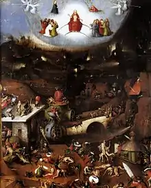 Tríptico del Juicio de Viena, de El Bosco (1482).