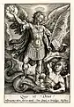 Grabado de Hieronymus Wierix (1619). Fondos del Museo Británico