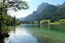 Vista del Hintersee.