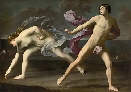 Atalanta e Hipomenes, de Guido Reni (1615-1625)