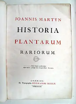 Historia Plantarum Rariorum