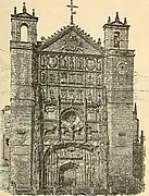 Boceto de la iglesia del año 1893.