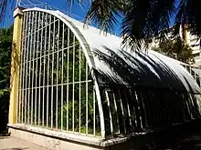 Estufa tropical del Jardín botánico de Valencia.