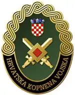 Bandera del ejército de Croacia