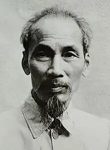 Ho Chi-Minh, presidente del Partido Comunista de Vietnam