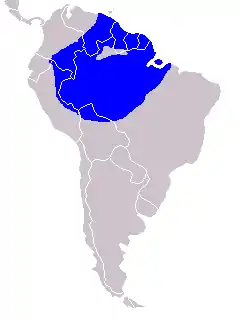 Distribución del hoacin