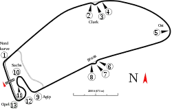 Hockenheimring se utilizo hasta 1994