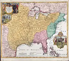 Amplissimae Regionis Mississipi, c. 1720