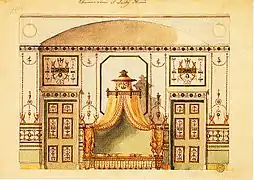 Diseño para la Etruscan Room, Home House, Londres