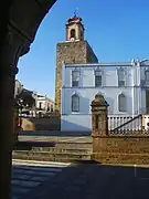 Torre del homenaje desde los soportales