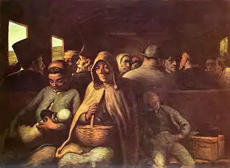 Honoré Daumier, Compartimento de tercera