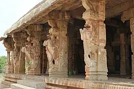 Mantapa Kudure Gombe (muñeca de caballo) en Hampi