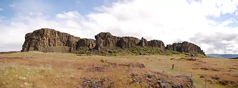 Horsethief Butte, cerca de The Dalles.