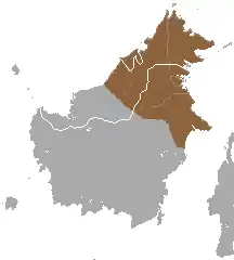 Hose's Langur range