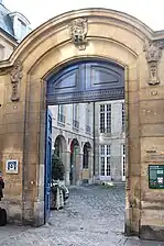 Entrada del Hôtel de Coulanges