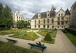 Le jardin del lado de la rue des Nonnains-d'Hyères