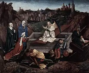 Las tres Marías ante el sepulcro de Cristo, de Hubert van Eyck