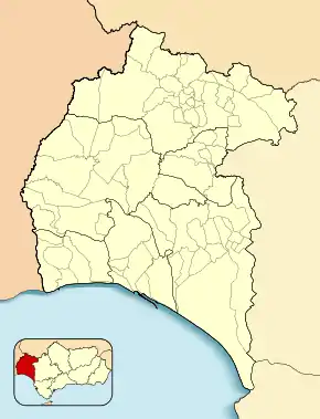 Encinasola ubicada en Provincia de Huelva