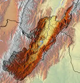 Represa de Betania ubicada en Huila