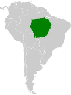 Distribución geográfica del trepatroncos uniforme.