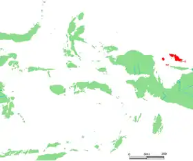 Localización de las islas Schouten