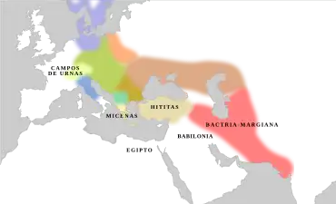 Indoeuropeos en el2.º milenio  a. C.