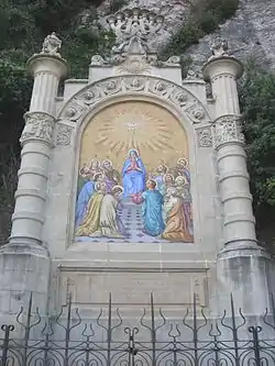 Tercer Misterio de Gloria: El Pentecostés, Rosario Monumental de Montserrat.