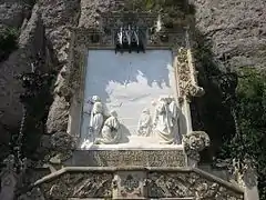 Segundo Misterio de Gloria: La Ascensión de Jesús (1903), Rosario Monumental de Montserrat.