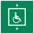 E070 – Elevador de evacuación para personas que no pueden usar escaleras