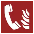 F006 – Teléfono de emergencia contra incendios