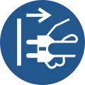 M006 – Desconecte el enchufe del toma de corriente