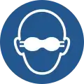 M007 – Use protección para ojos opaca
