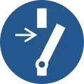 M021 – Desconecte antes de reparar o poner en mantenimiento