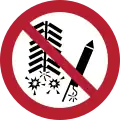 P040 – No encender fuegos artificiales