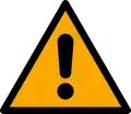 W001 – Señal general de advertencia