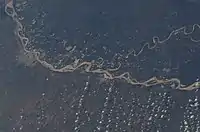 Argentina, parte del delta y la llanura de inundación del río Paraná.