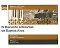 IV Bienal de Artesanías de Buenos Aires