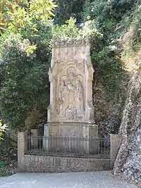 Cuarto Misterio de Gozo: La Presentación de Jesús en el Templo, Rosario Monumental de Montserrat.