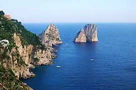 Los farallones de Capri